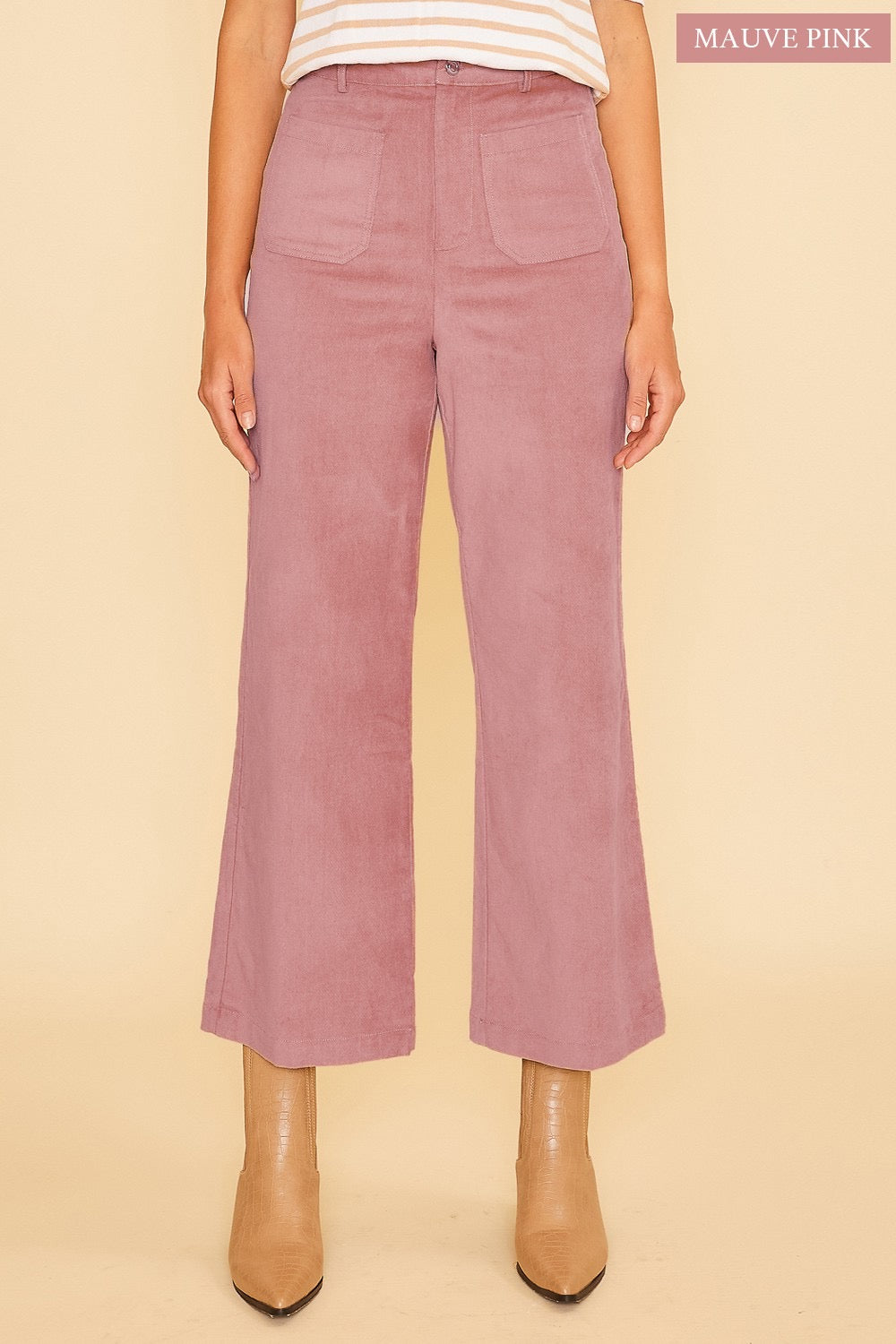 Mauve High Rise Pant